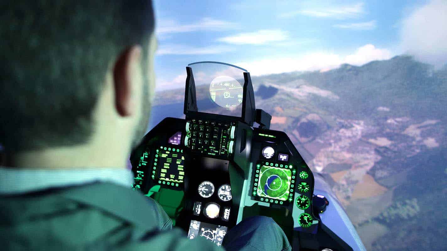 F16 sim cockpit